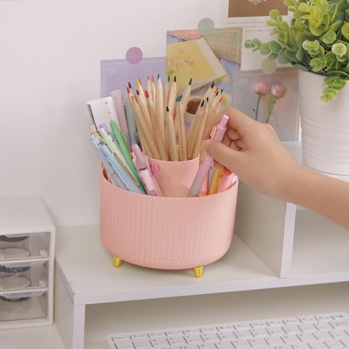 360 Degree Rotating Desk Organizer with 5 Slots (Bean Green) K9968