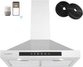 30 inch Stainless Steel Smart Range Hood with Voice Control S538999