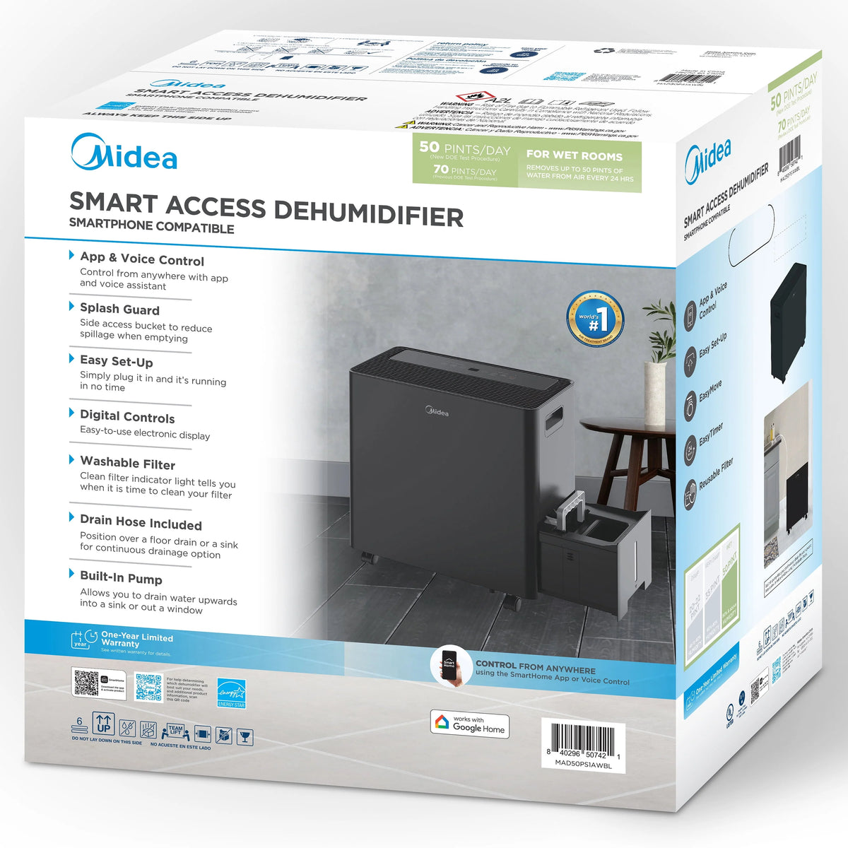 35-Pint Smart Dehumidifier I780102