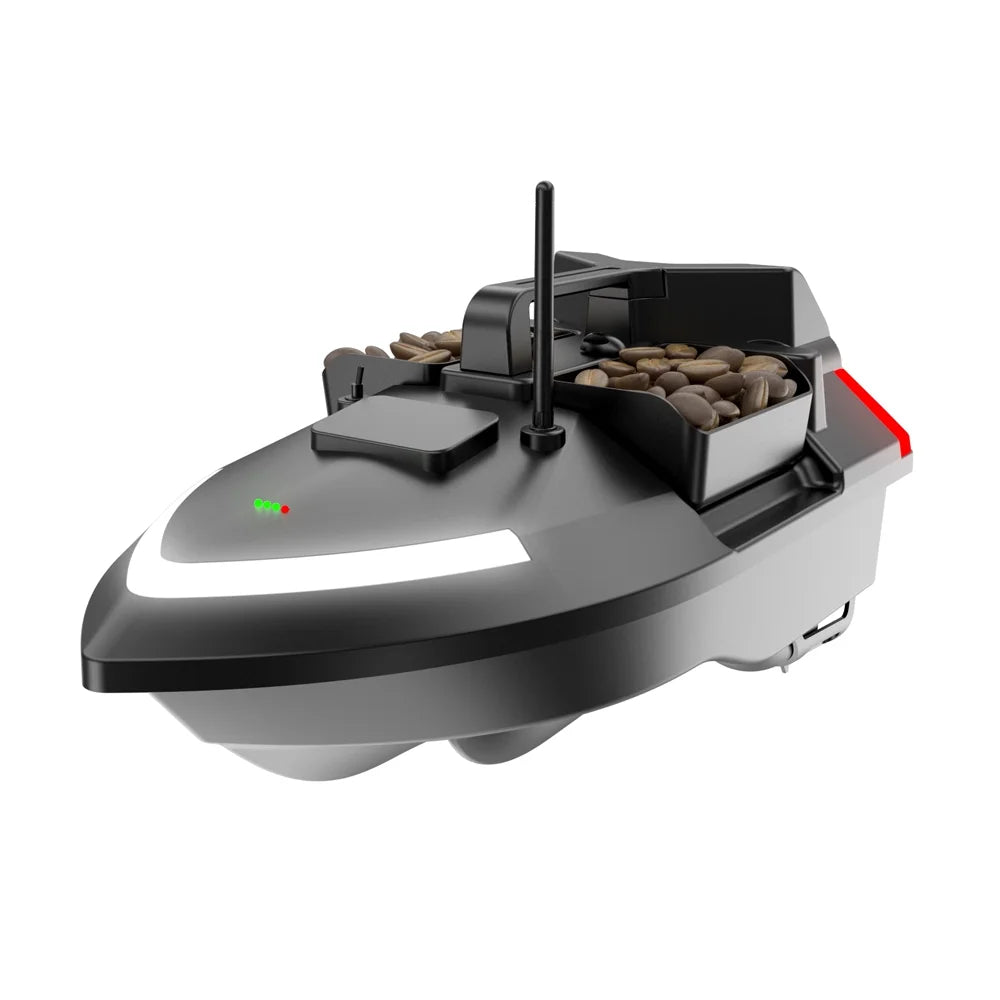 Remote Control Fishing Bait Boat with Dual Motor Fish Finder 2KG Loading Support G912