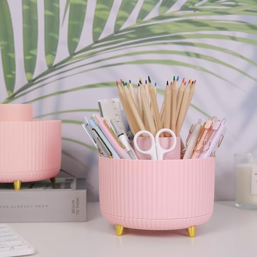 360 Degree Rotating Desk Organizer with 5 Slots (Bean Green) K9968