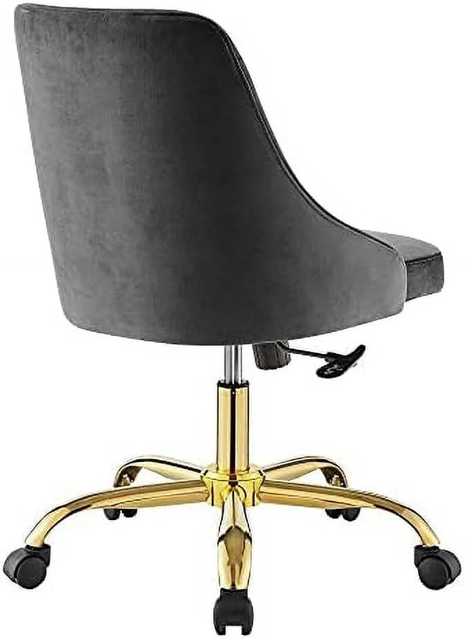 Tufted Velvet Office Chair J681047