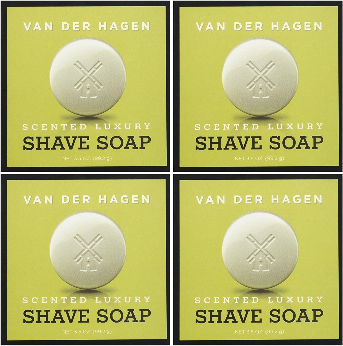 3.5 Ounce Pack of 4 Scented Shave Soap G5409