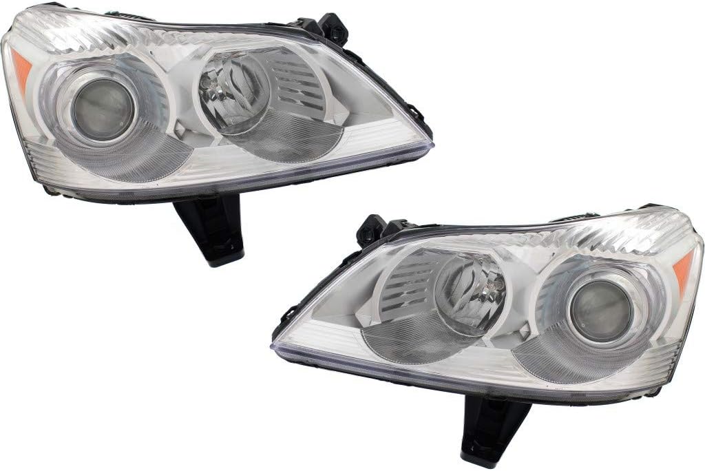 Headlight Assembly for 2009 2011 Chevy Traverse Pair P2983