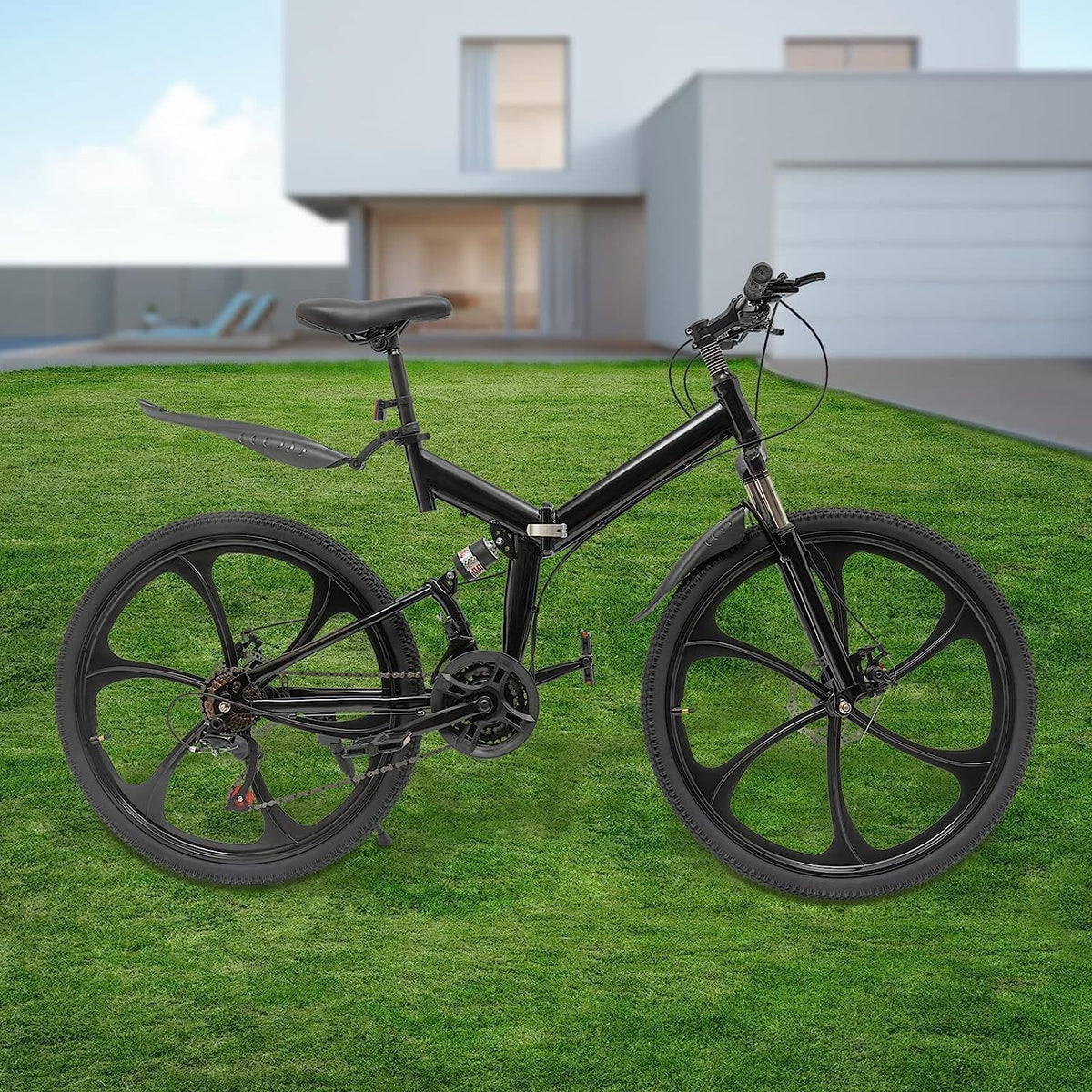 21-Speed Folding Mountain Bike H652