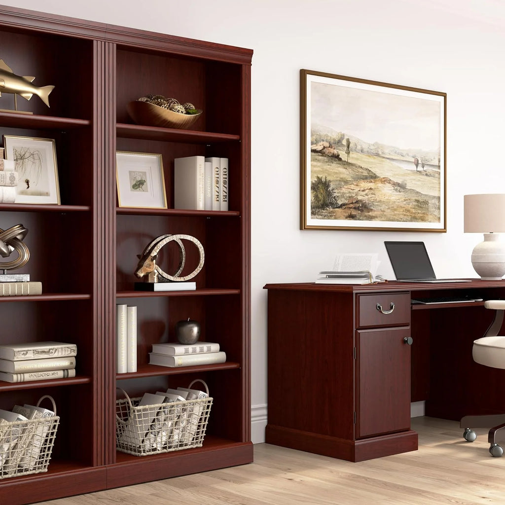 Harvest Cherry 5 Shelf Bookcase G81249