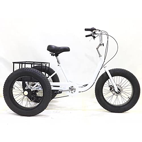 7 Speed 20 inch 3 Wheel Tricycle with Shopping Basket X177207