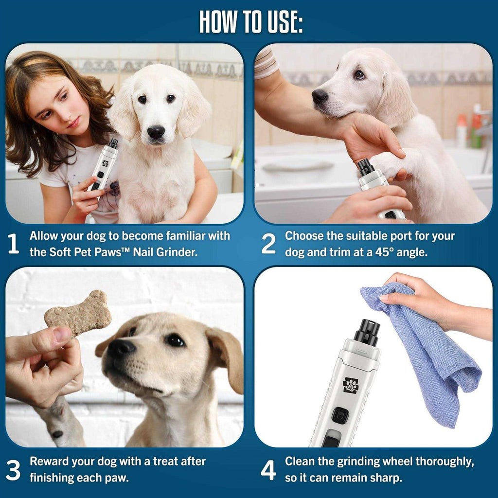 Dog Nail Grinder with 2 LED Lights W578