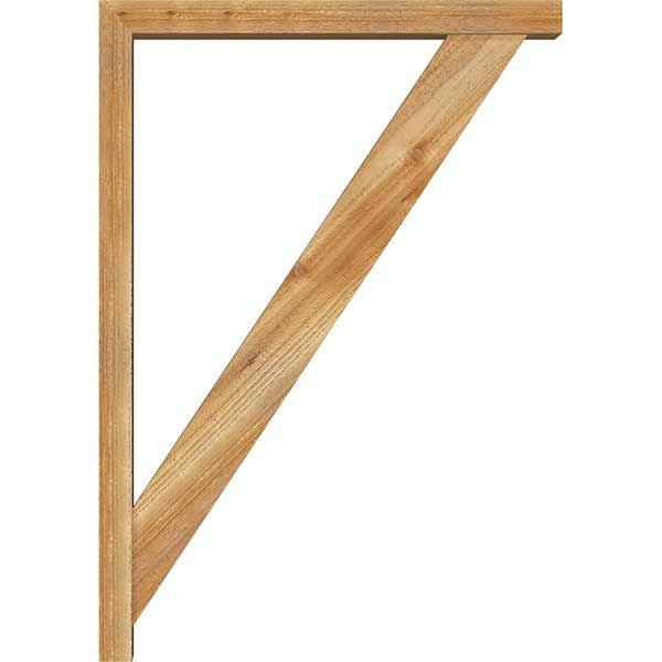 Traditional Block Rough Sawn Bracket with Offset Brace J89535