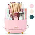 360 Degree Rotating Desk Organizer with 5 Slots (Bean Green) K9968