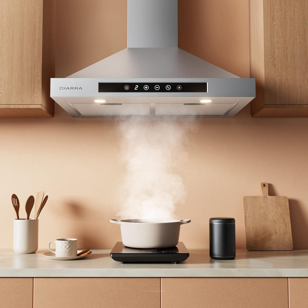 30 inch Stainless Steel Smart Range Hood with Voice Control S538999