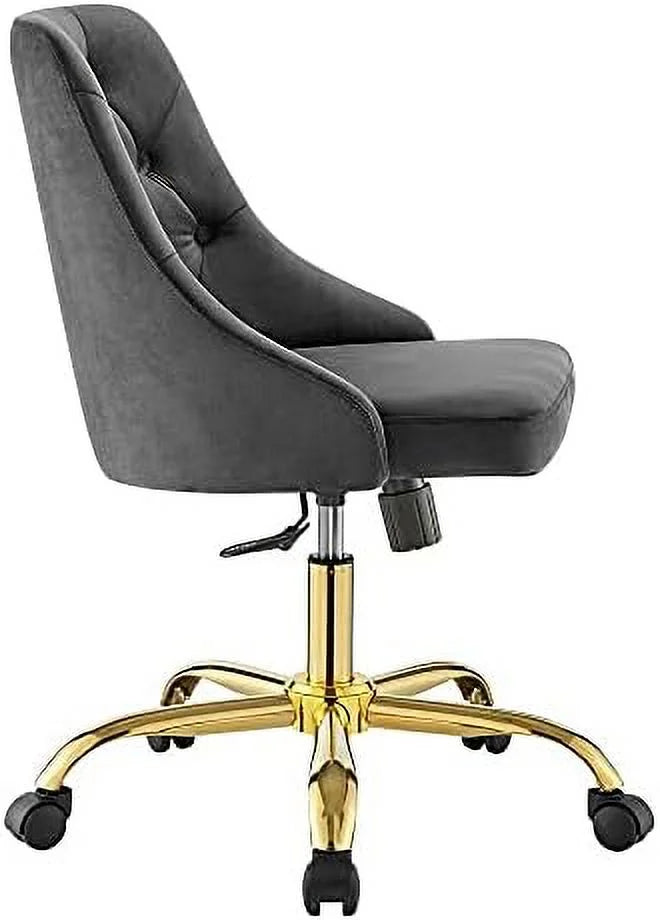 Tufted Velvet Office Chair J681047