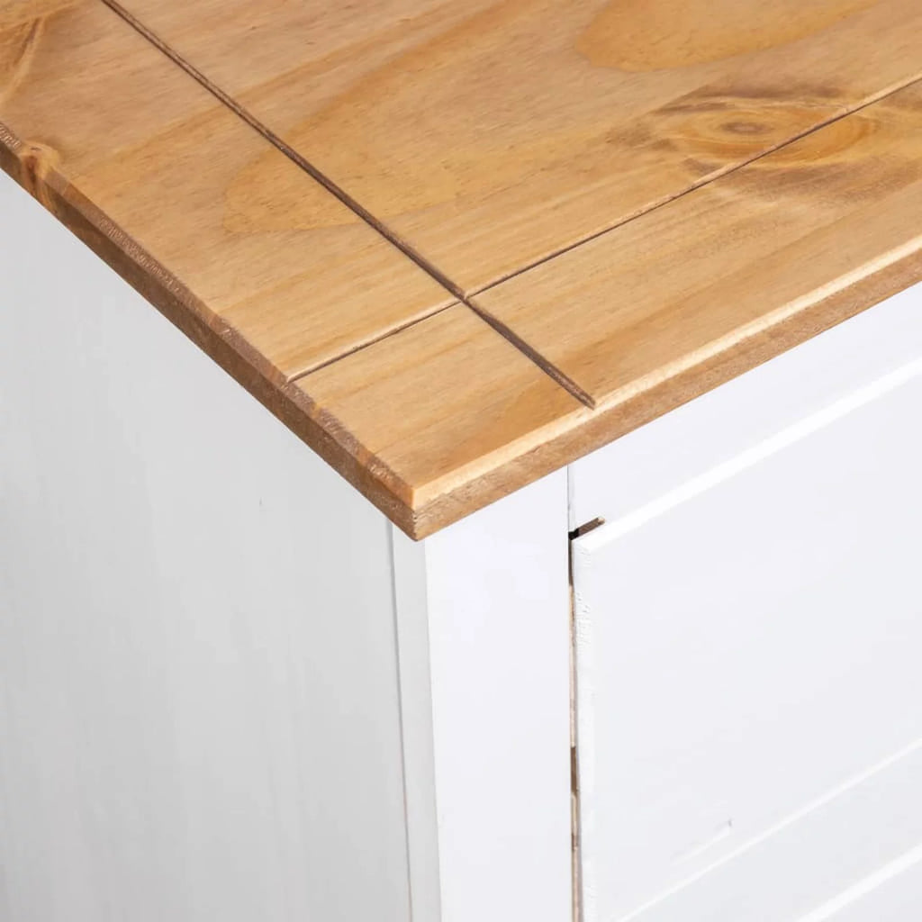 Pinewood Sideboard with 4 Storage Drawers S104103