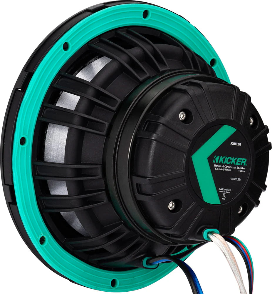6.5 4-Ohm Marine Coaxial Speakers, Pair E57867