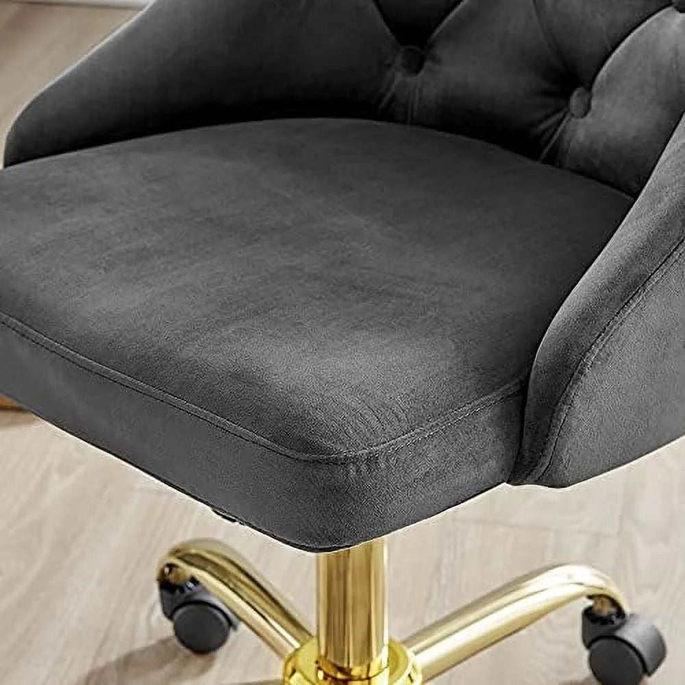 Tufted Velvet Office Chair J681047