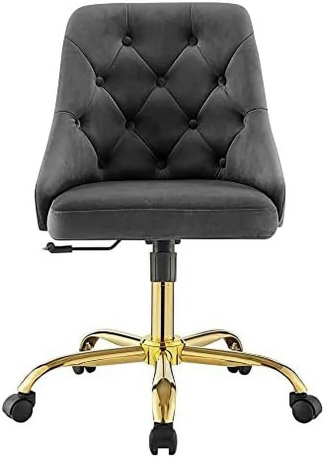 Tufted Velvet Office Chair J681047