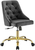 Tufted Velvet Office Chair J681047
